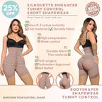 Faja Ajustable Uso Diario de Broches Ajustable Media Pierna