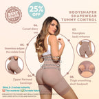 Faja De Compresion Media Uso Diario  Cierre lateral