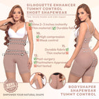 Faja De Compresion Alta Cierre lateral  y broche Invisible Media Pierna