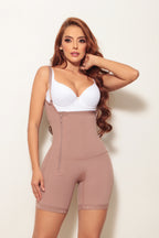 Faja De Compresion Alta Cierre lateral  y broche Invisible Media Pierna