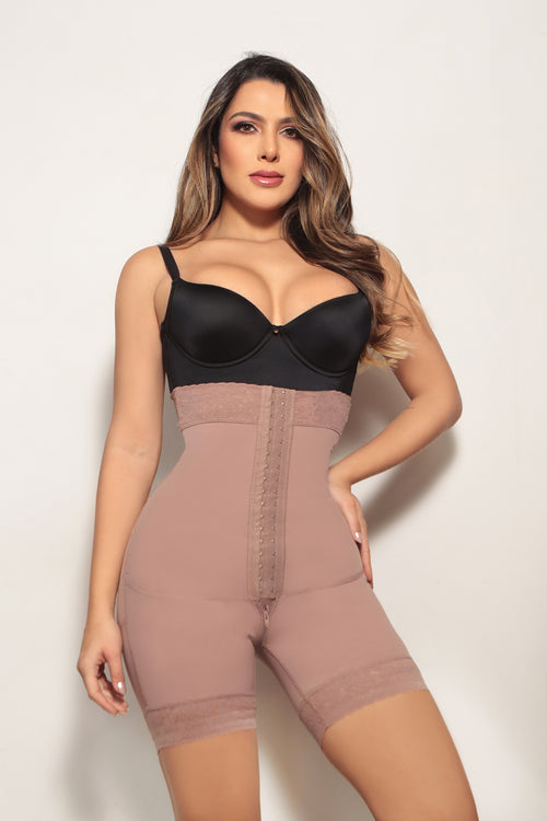 Faja Ajustable Uso Diario de Broches Ajustable Media Pierna